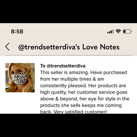 2 for $20! DALMATION PRINT FACE MASK - Picture 9 of 10